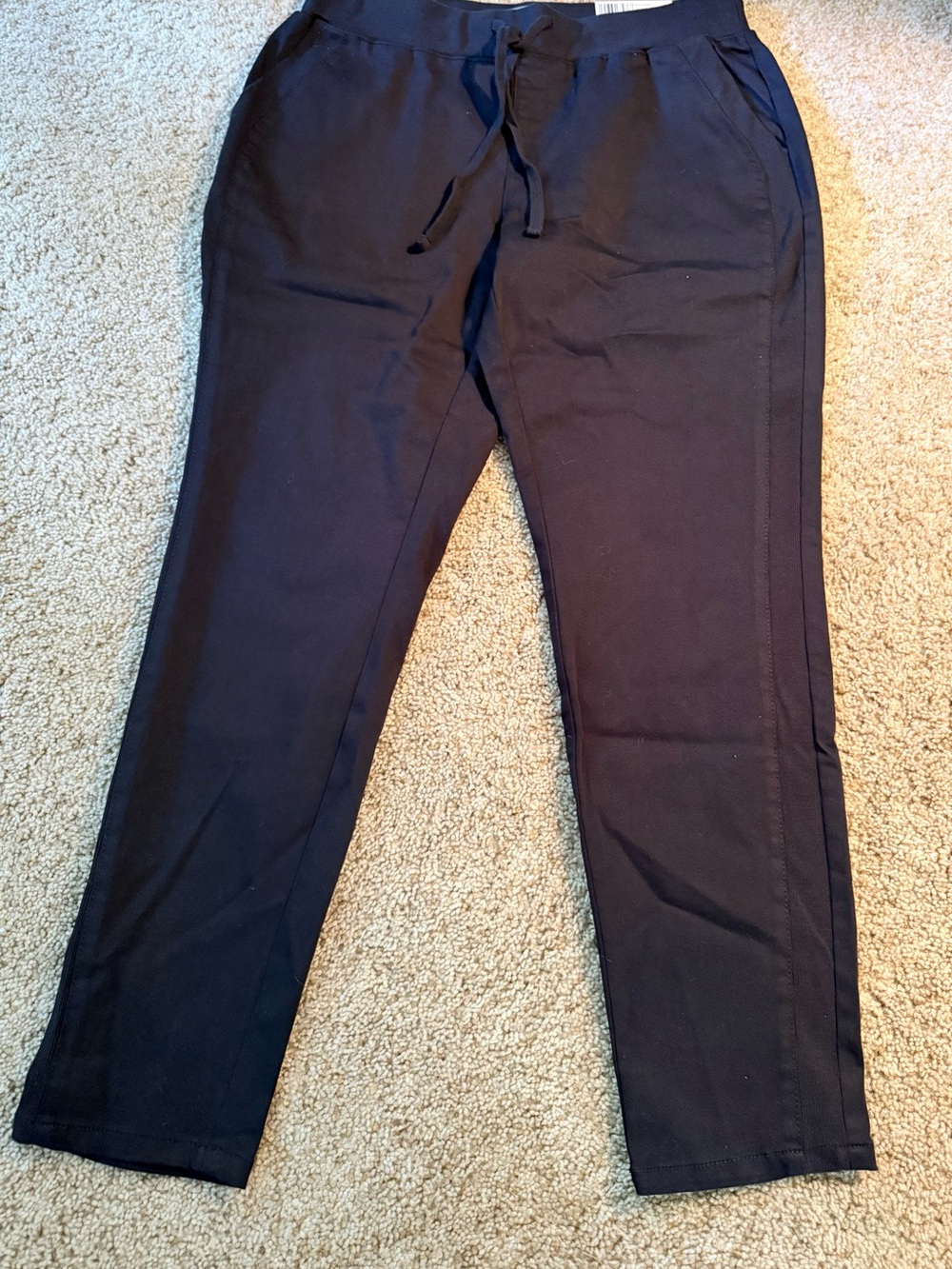 Natural Reflections Black Drawstring  Pants